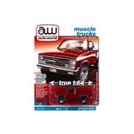 Auto World AW64352A-2 Auto World 1986 Chevrolet Silverado Step Side 4x4 Apple Red