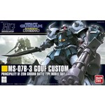 Bandai BAN2101619 Bandai HG #117 MS-07B-3 Gouf Custom Bandai HGUC