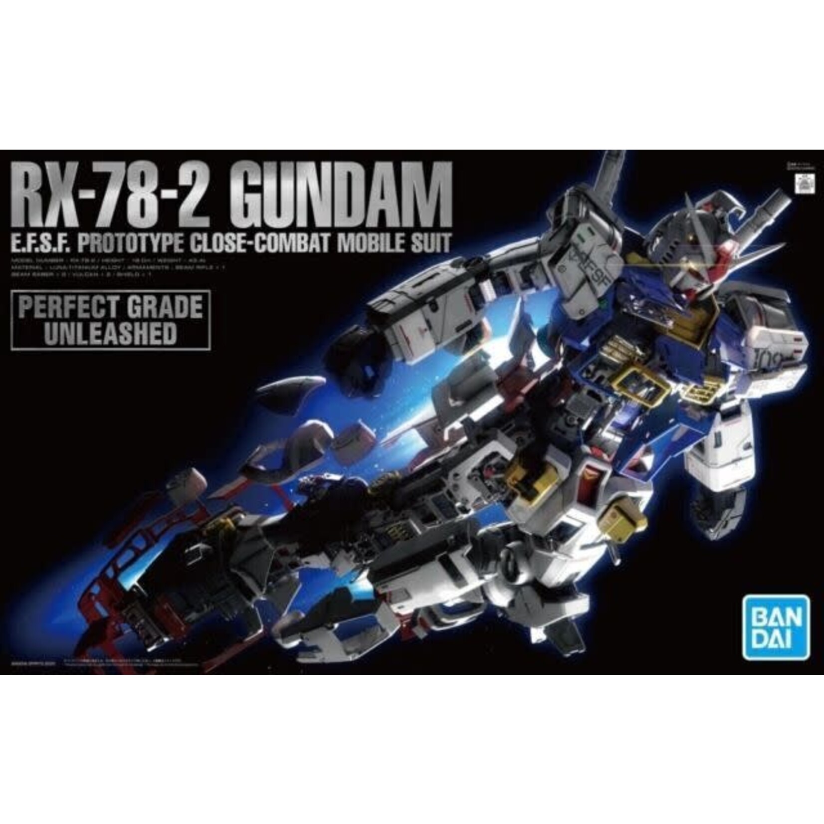 Bandai BAN2530615 Bandai PG Unleashed RX-78-2 Gundam "Mobile Suit Gundam"