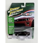 Johnny Lightning JLMC030A-6 Johnny Lightning 2013 NICKEY Chevrolet Camaro ZL1 Convertible Gloss Black w/Red Nickey Side Stripes