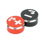 1UP 1UP190430 1Up Racing LowPro Bullet Plug Grips - Red/Black