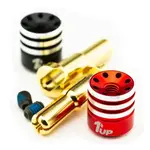 1UP 1UP190437 1Up Racing Heatsink Bullet Plugs & Grips - 4/5mm Stepped