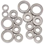 1UP 1UP450022 1Up Racing Cv2 Pro Ball Bearing Set - Chrome/Ceramic - TLR 22X-4