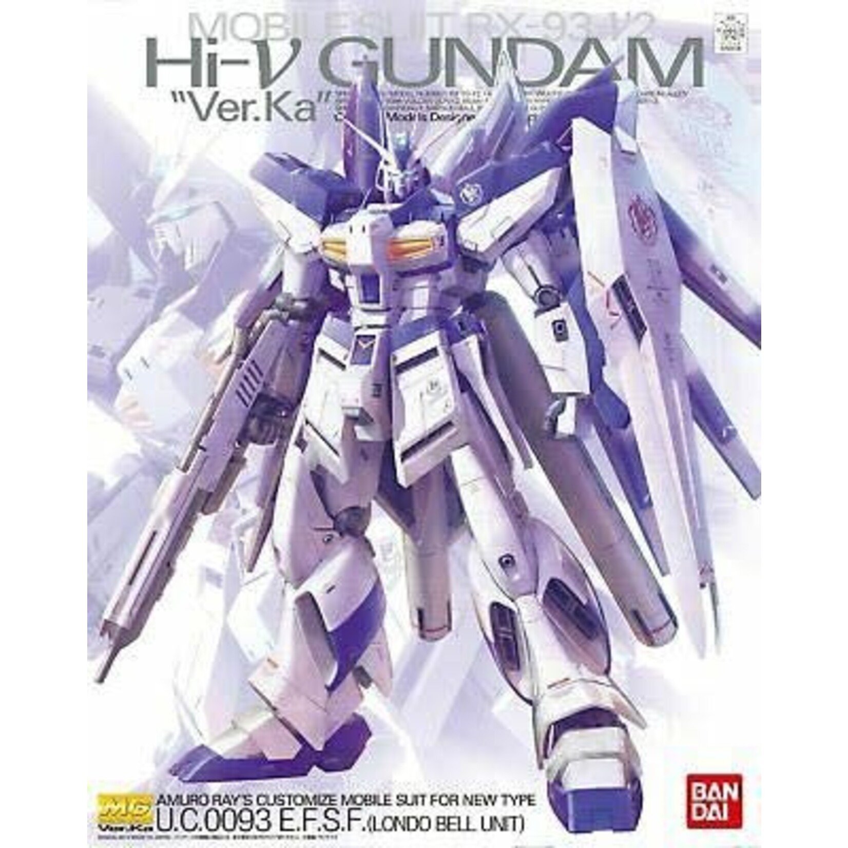Bandai BAN2258270 Bandai MG RX-93-2 Hi-nu gundam Ver.Ka Char's Counterattack