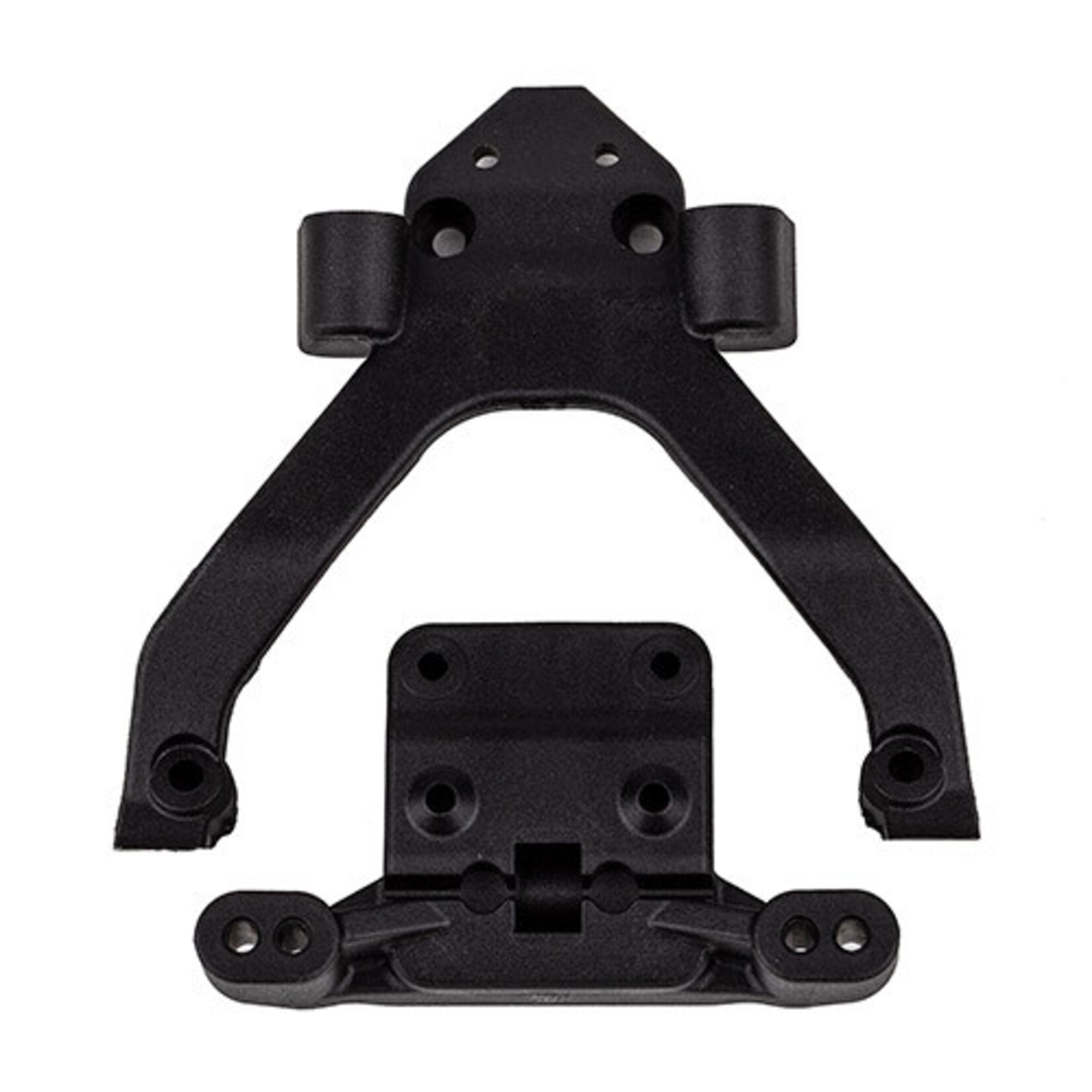 Team Associated ASC71182 Associated RC10B6.4 Front Top Plate and Ballstud Mount Angled