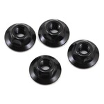 JConcepts JCO2341-2 JConcepts 4mm Large Flange Serrated Locking Wheel Nut Set (4) (Black) ##
