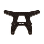 Team Associated ASC71157 Associated RC10T6.4 Front Shock Tower, gull wing, carbon fiber