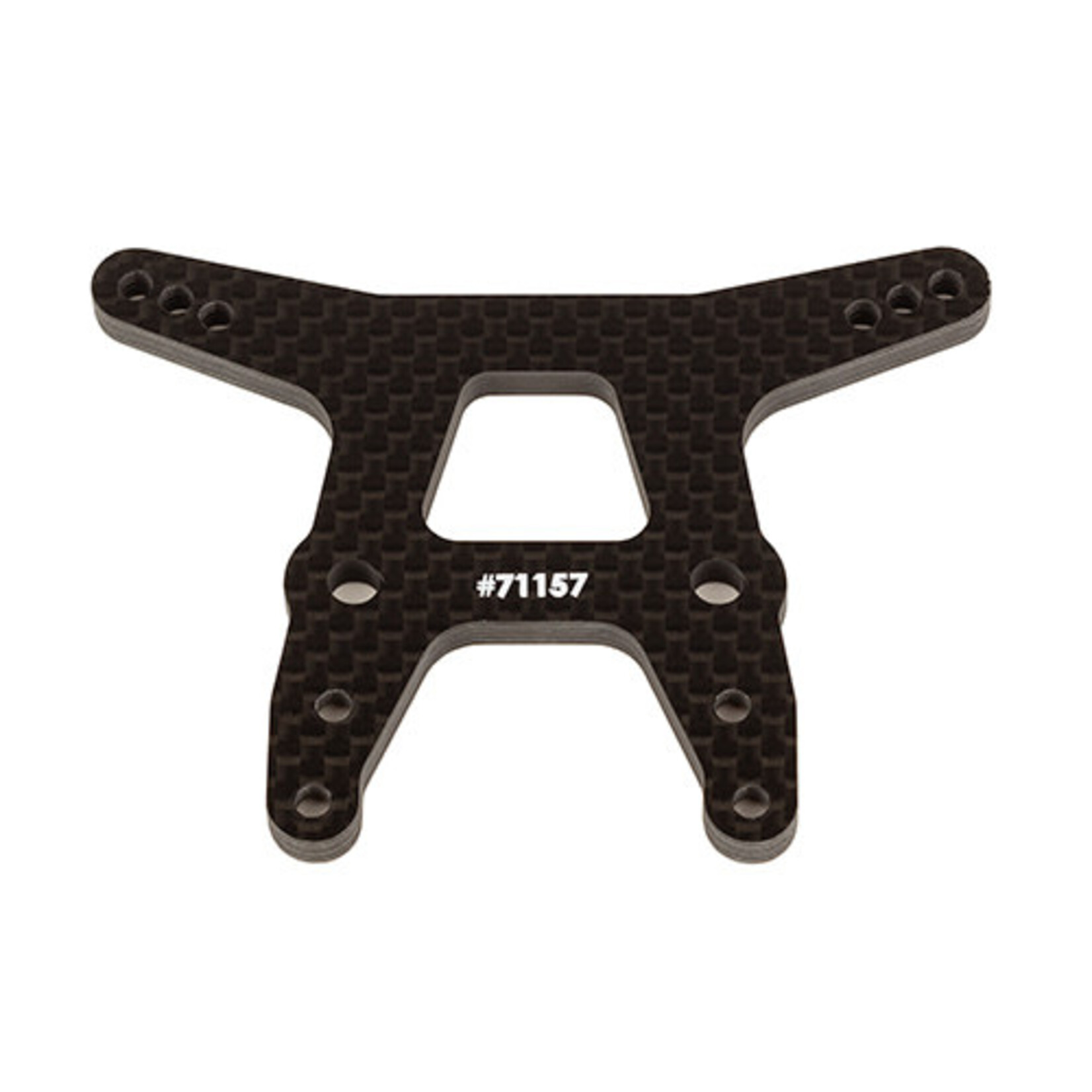 Team Associated ASC71157 Associated RC10T6.4 Front Shock Tower, gull wing, carbon fiber