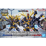 Bandai BAN2588122 Bandai SD #19 Cross Silhouette Unicorn Gundam 02 Banshee (Destroy Mode) & Banshee Norn Parts Set "Gundam UC",  Spirits Bandai SD Gundam EXStandard