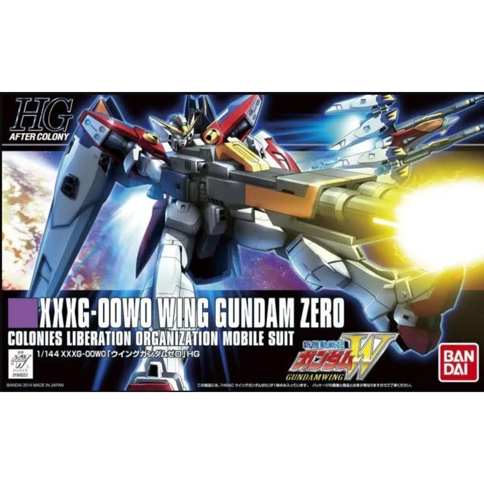 Bandai Bandai 2219526 HG #174 Wing Gundam Zero HGAC