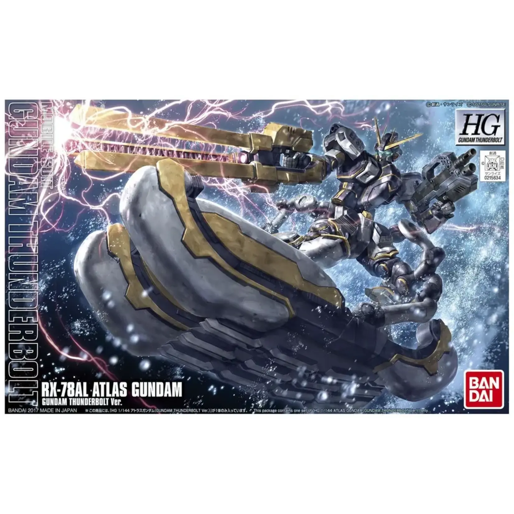 Bandai BAN2374532 Bandai HG RX-78AL Atlas Gundam (Thunderbolt Ver.) "Gundam Thunderbolt"