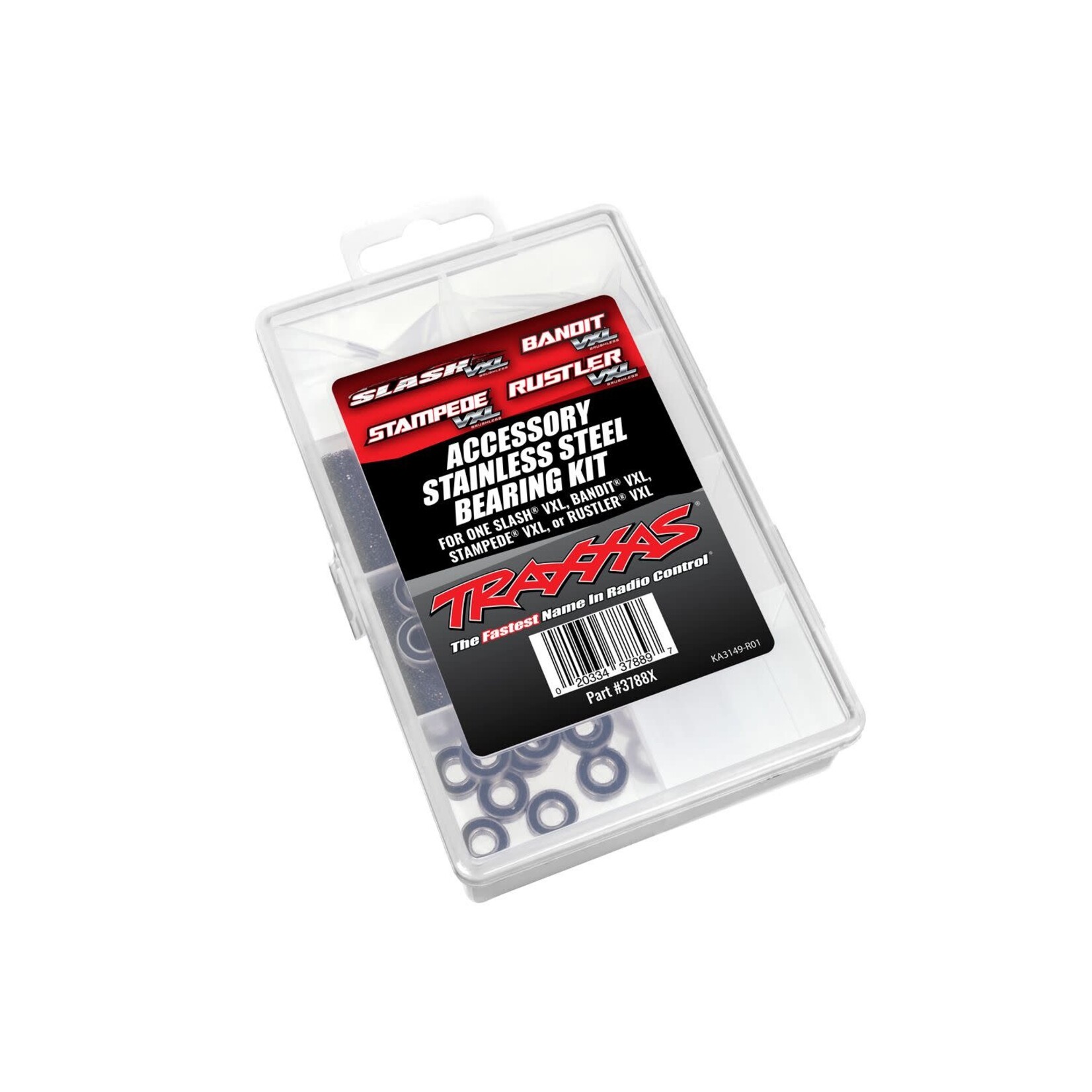 Traxxas TRA3788X Traxxas Ball bearing kit, stainless steel, Slash VXL/Bandit VXL/Stampede VXL/Rustler VXL (complete)