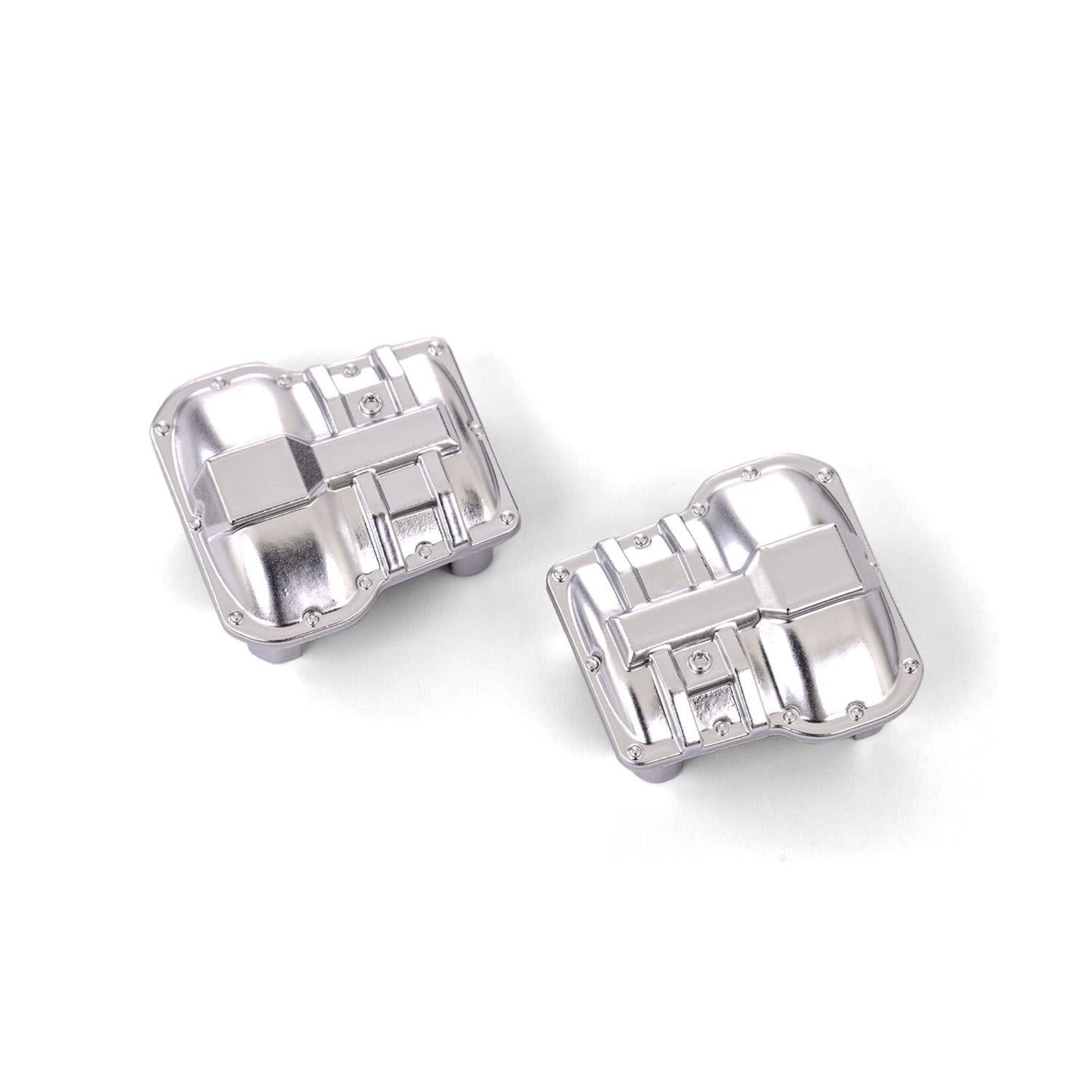 Traxxas TRA9738-SATIN Traxxas TRX-4M Satin Chrome Axle Covers (F&R)