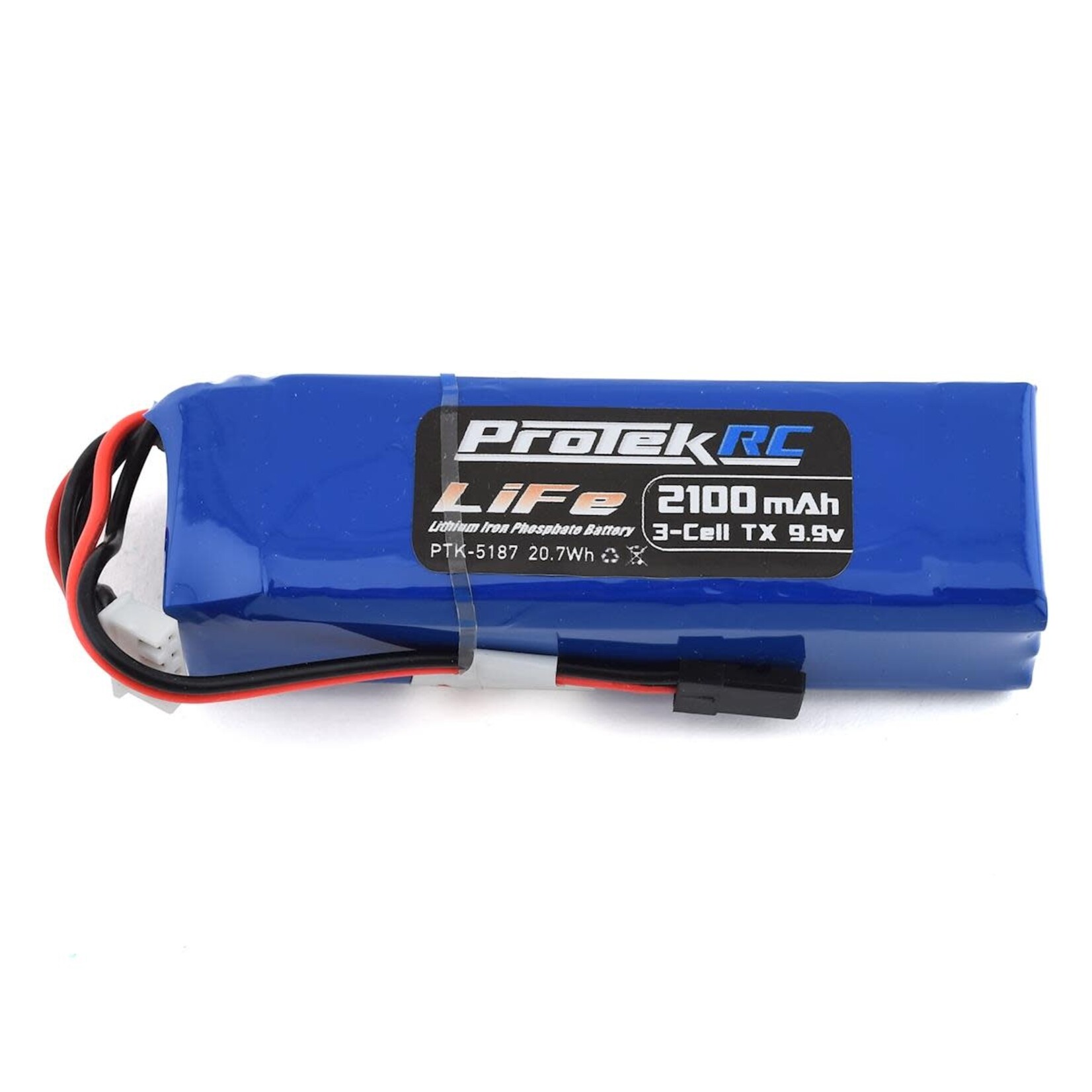 ProTek RC PTK-5187 ProTek RC LiFe Futaba, JR, Spektrum, KO, Transmitter Battery (9.9V/2100mAh)