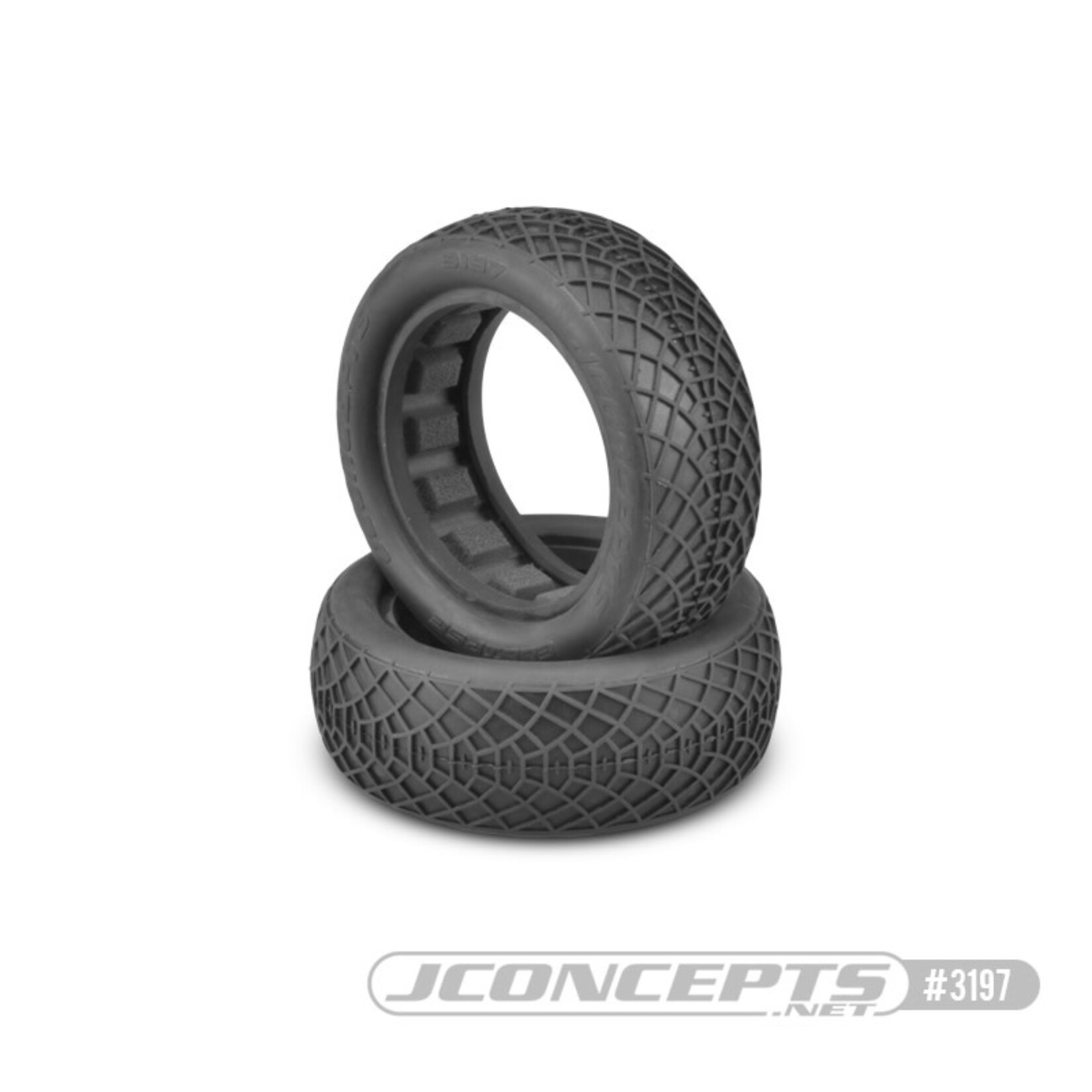 JConcepts JCO3197-06 JConcepts Ellipse 2.2" 2WD Front Tires -Silver Compound