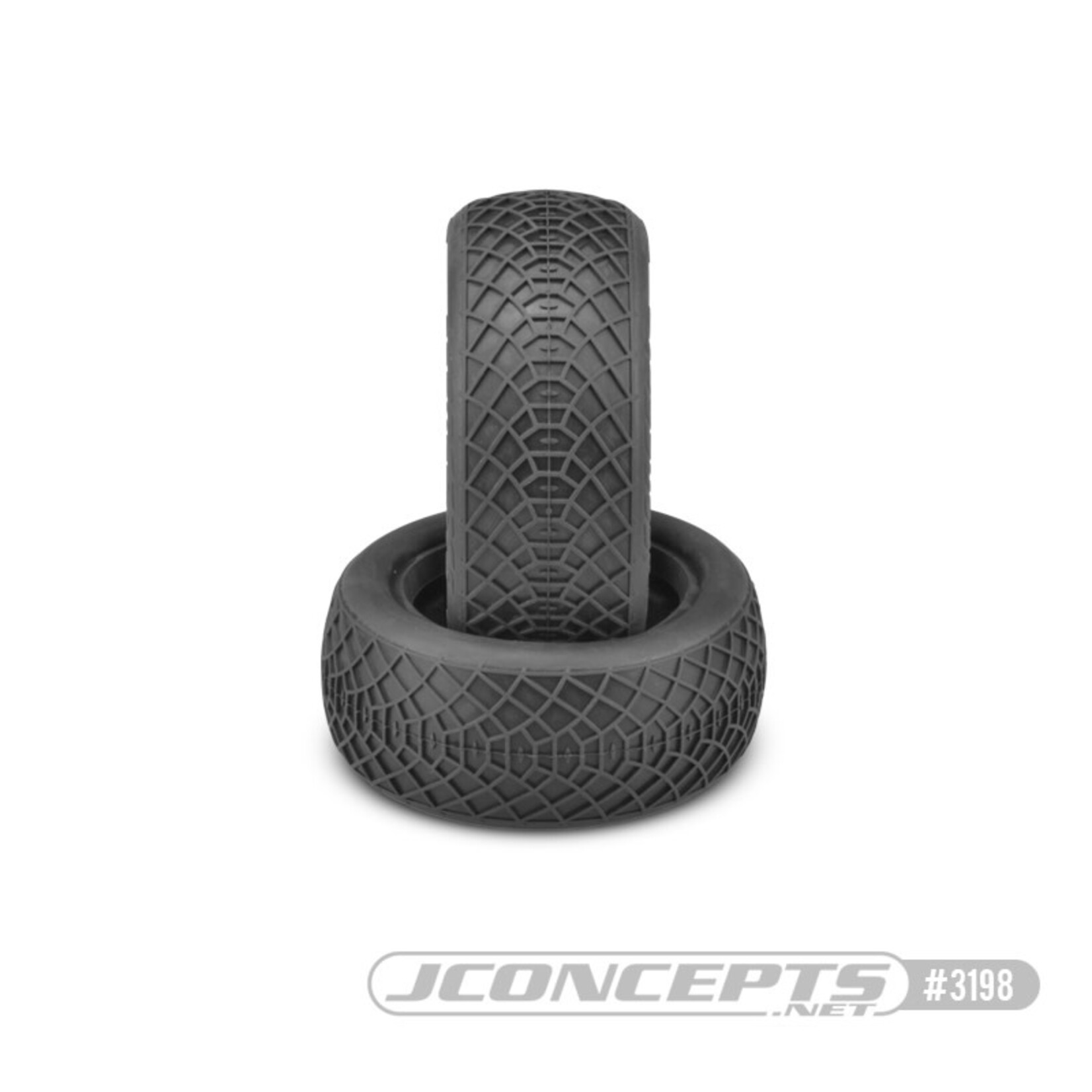 JConcepts JCO3198-06 JConcepts Ellipse 2.2" 4WD Front Buggy Tires (2) (Silver)