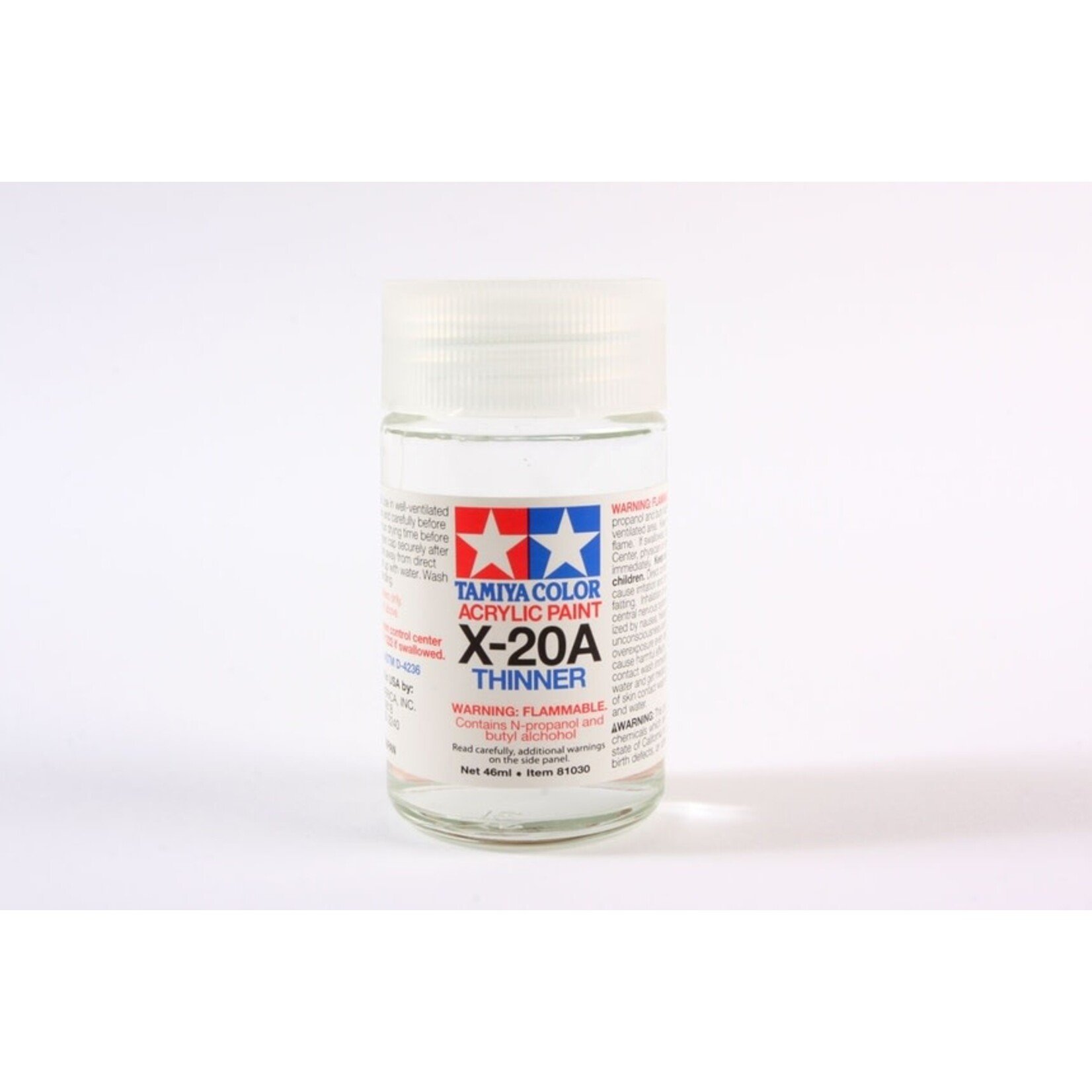 Tamiya TAM81030 Tamiya Acrylic/Poly Thinner X20A 46ml