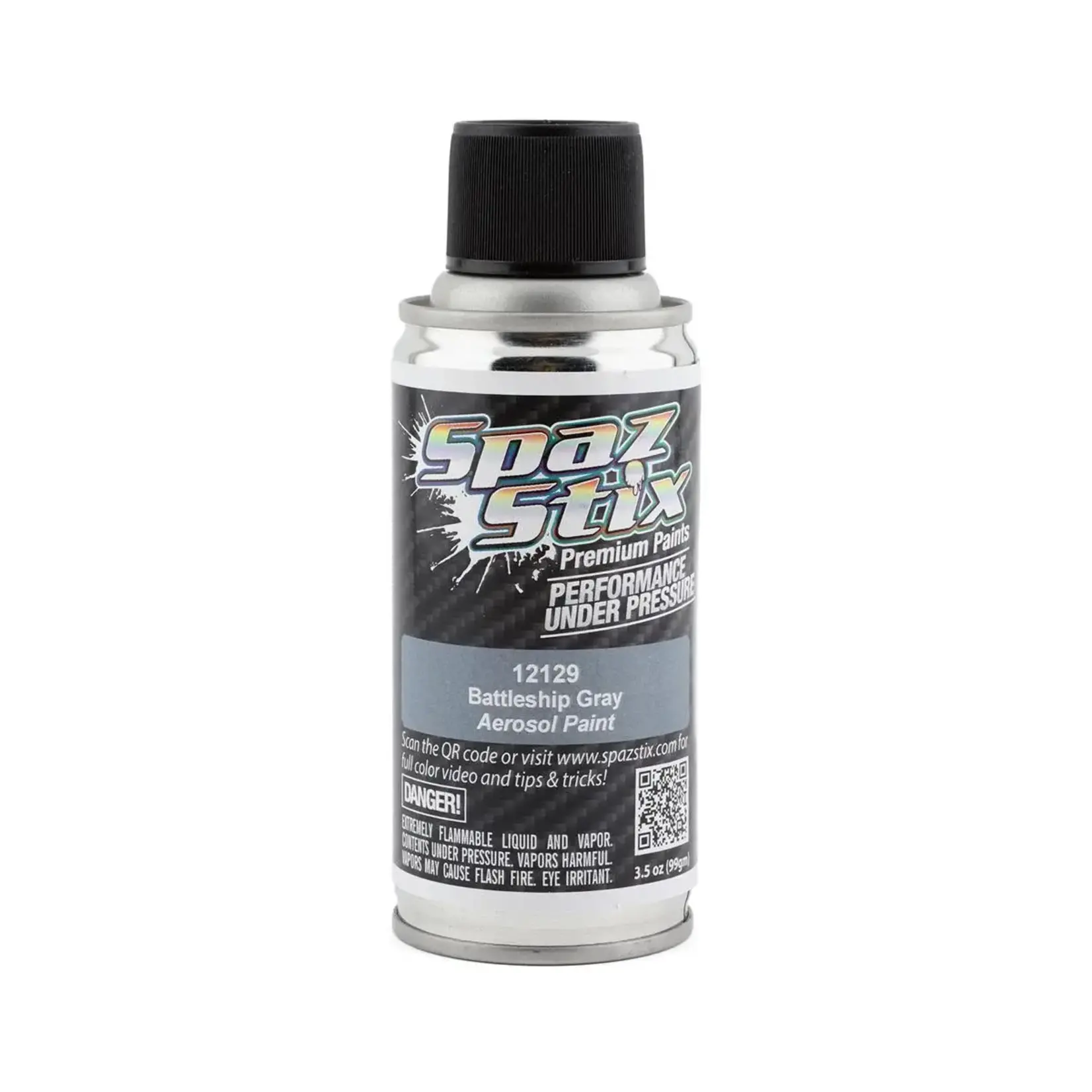 Spaz Stik SZX12129 Spaz Stik Battleship Gray Aerosol Paint, 3.5oz Can