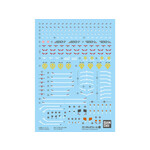 Bandai BAN2579000 Bandai GD-131 RG 1/144 Zeong Decals "Mobile Suit Gundam"