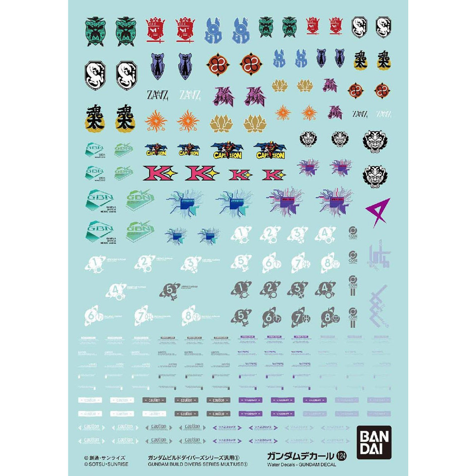 Bandai BAN2578993  Bandai GD-124 Gundam Build Divers Re:RISE Multi-Use 1