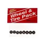Johnny Lightning SCM057 Johnny Lightning Wheel and Tire Pack #5 (8 Tires-8 Wheels) For 1:64 Scale Diecast