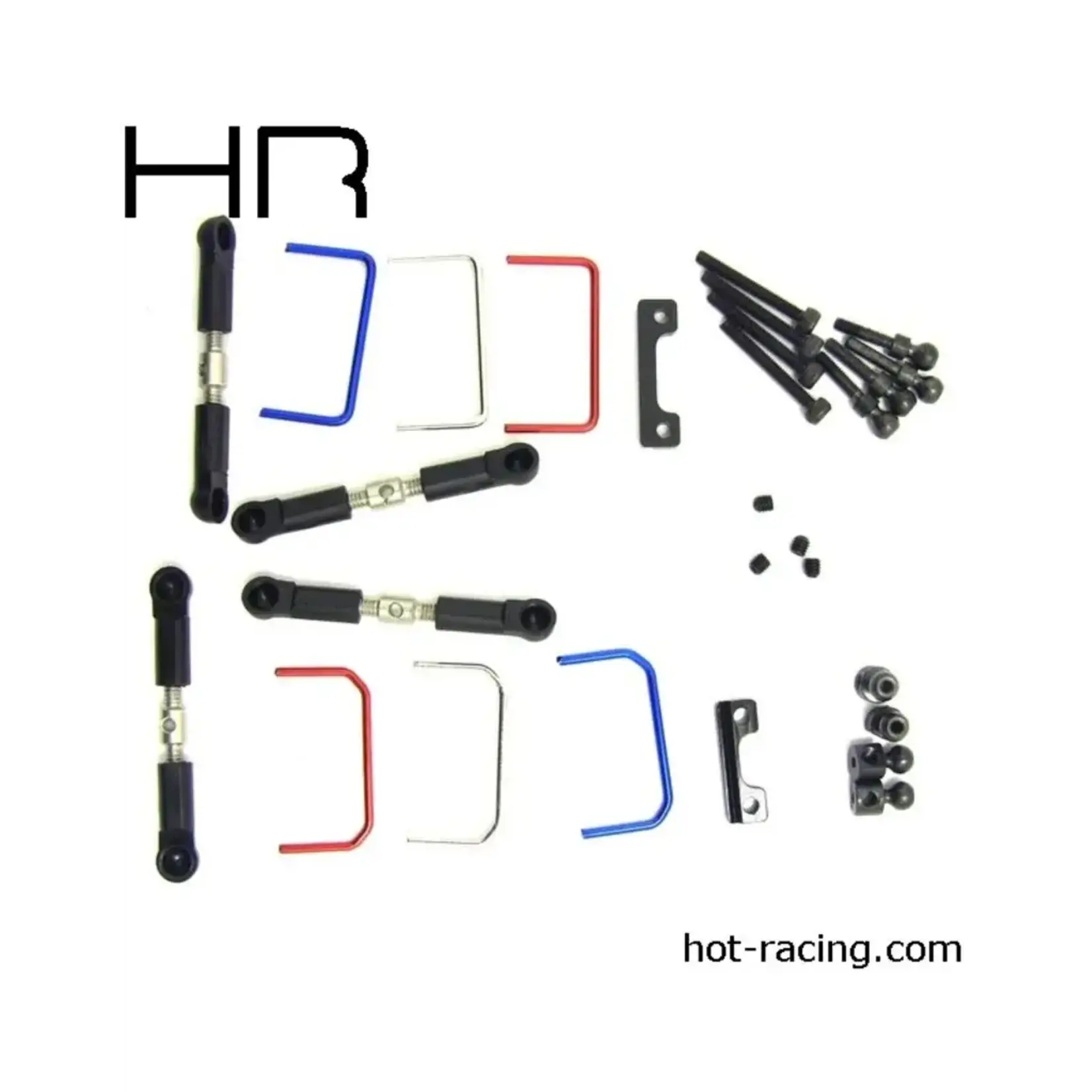 Hot Racing HRAVXS311X01 Hot Racing Traxxas 1/16 Full Sway Bar Kit Set