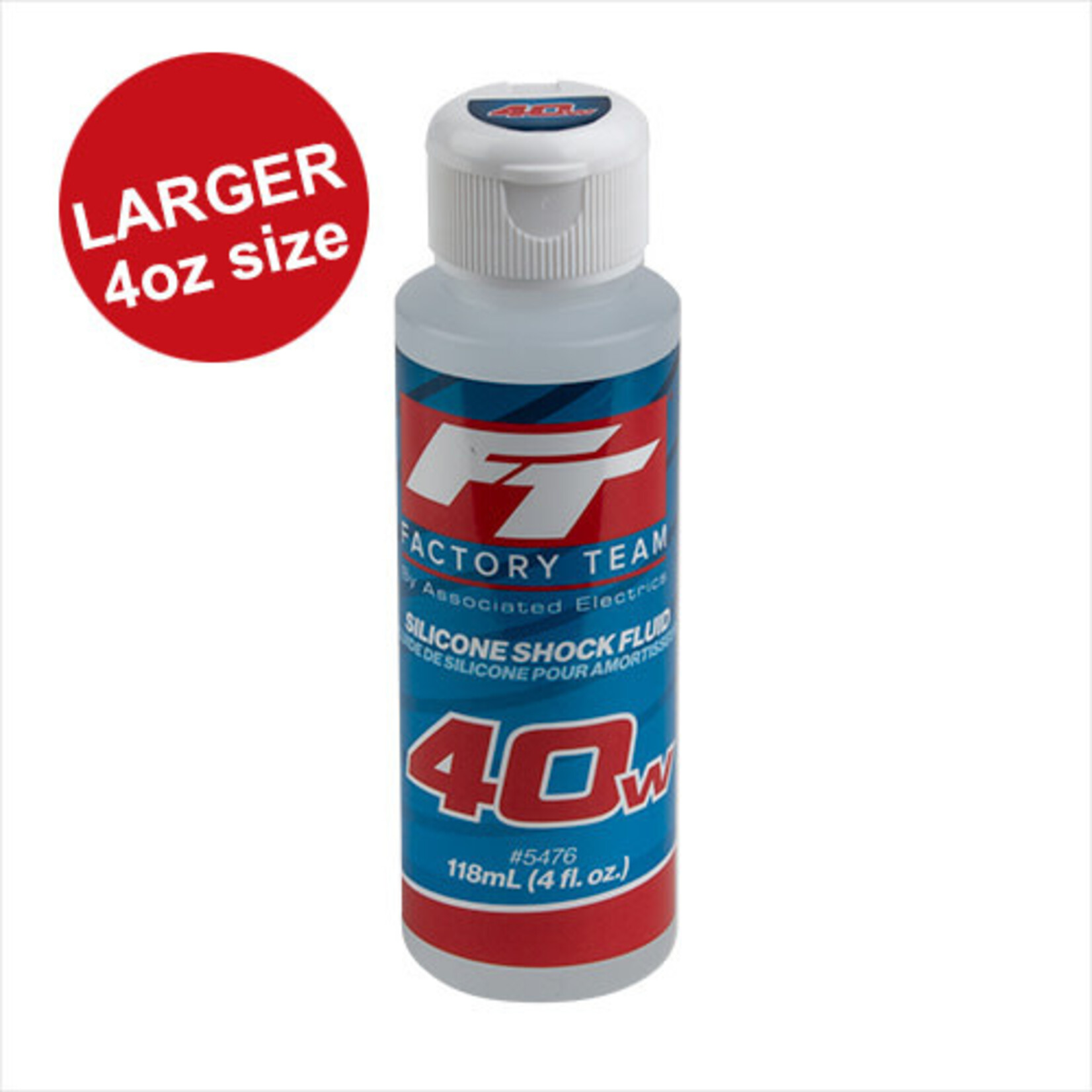 Team Associated ASC5476 Associated Factory Team Silicone Shock Oil (4oz) (40wt)