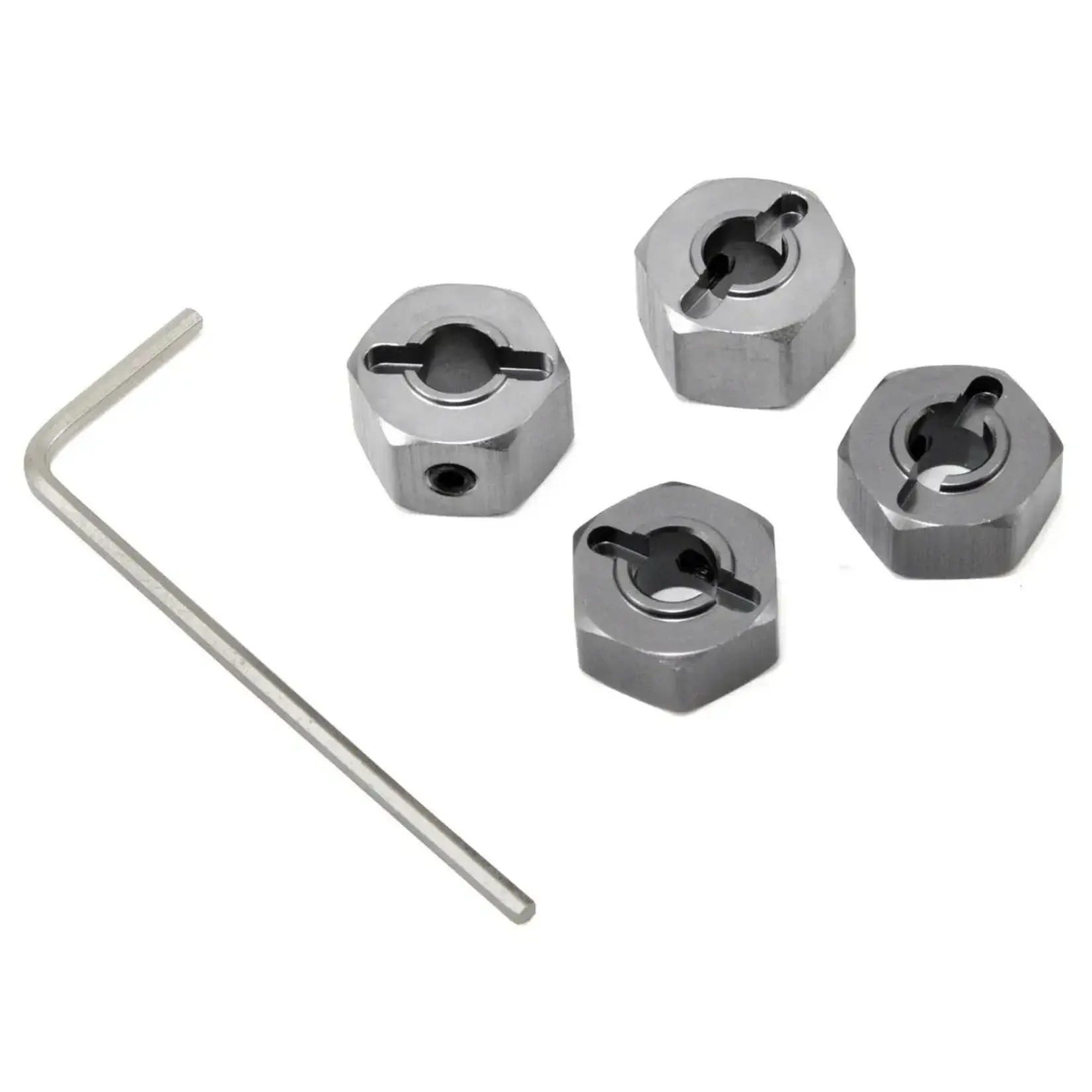 STRC SPTST3654-12GM ST Racing Concepts 12mm Aluminum "Lock Pin Style" Wheel Hex Set (Gun Metal) (4)