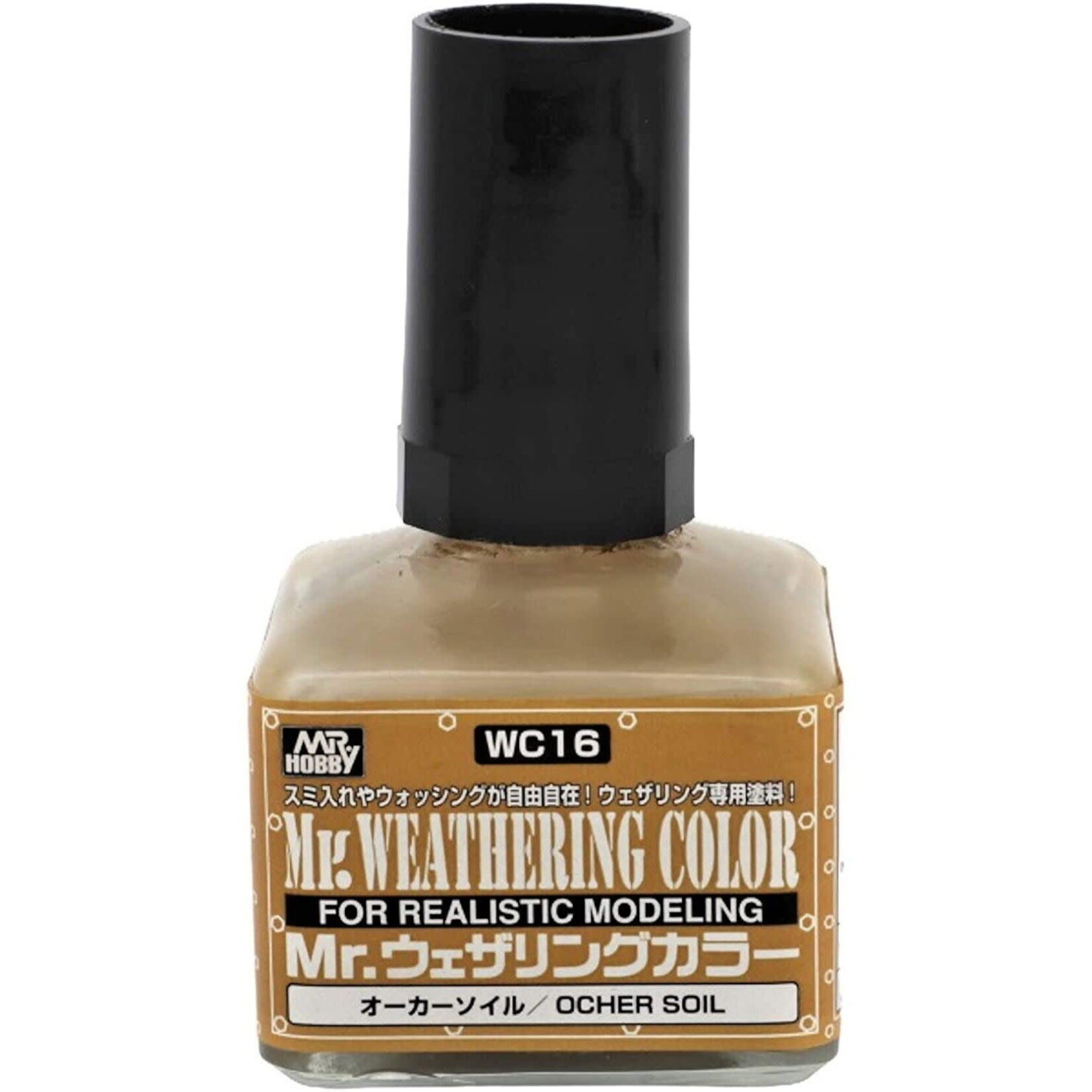 GSI Creos GNZ-WC16 GSI Creos Mr Hobby WC16 Mr. Weathering Color Ocher Soil