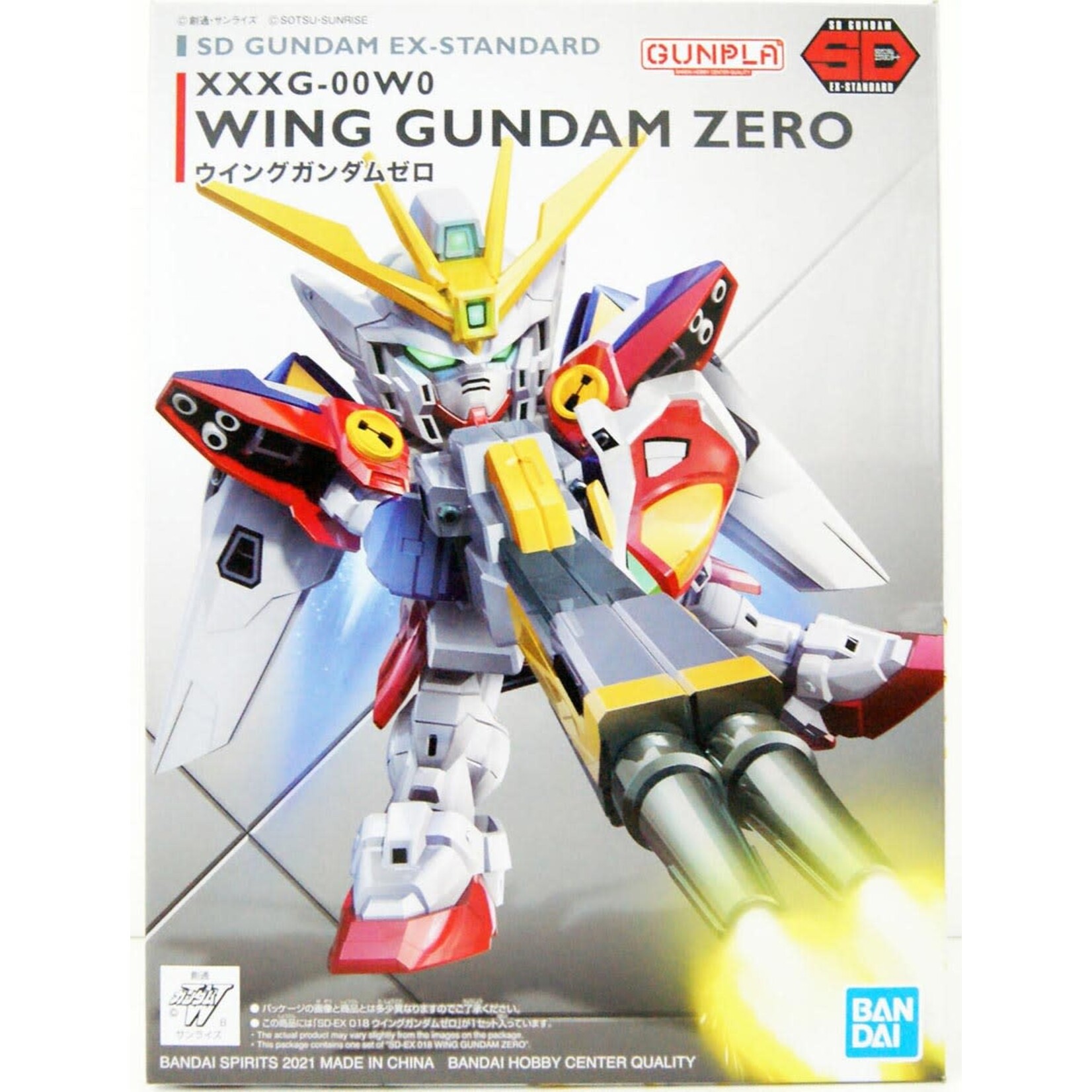 Bandai BAN2552538 Bandai SD-EX  #18 Wing Gundam Zero "Gundam Wing"