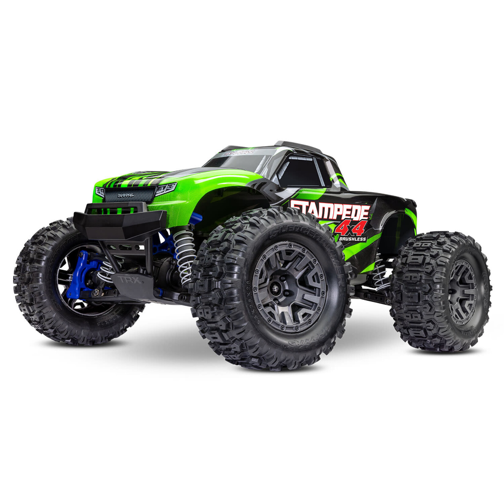 Traxxas TRA67154-4-GRN Traxxas Stampede 4X4 BL-2s: 1/10 Scale 4WD Monster Truck Green
