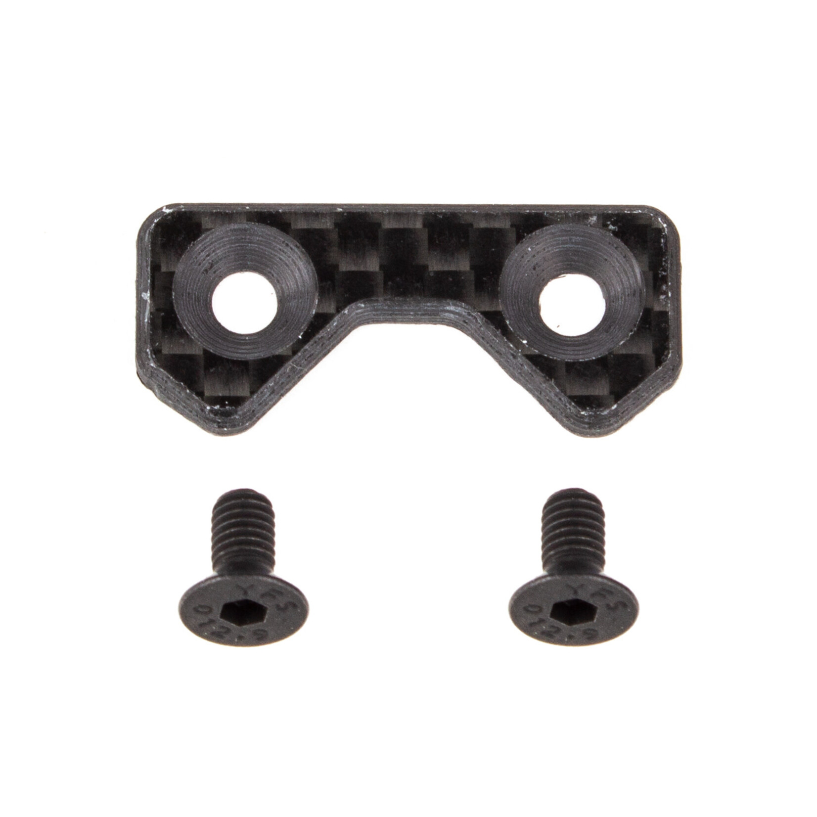 Team Associated ASC91916 FT RC10B6 One-Piece Front Wing Button, carbon fiber
