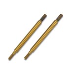 Traxxas TRA5463T Traxxas 1/10 GTR Shock TiN-Coated Steel Shafts (2)