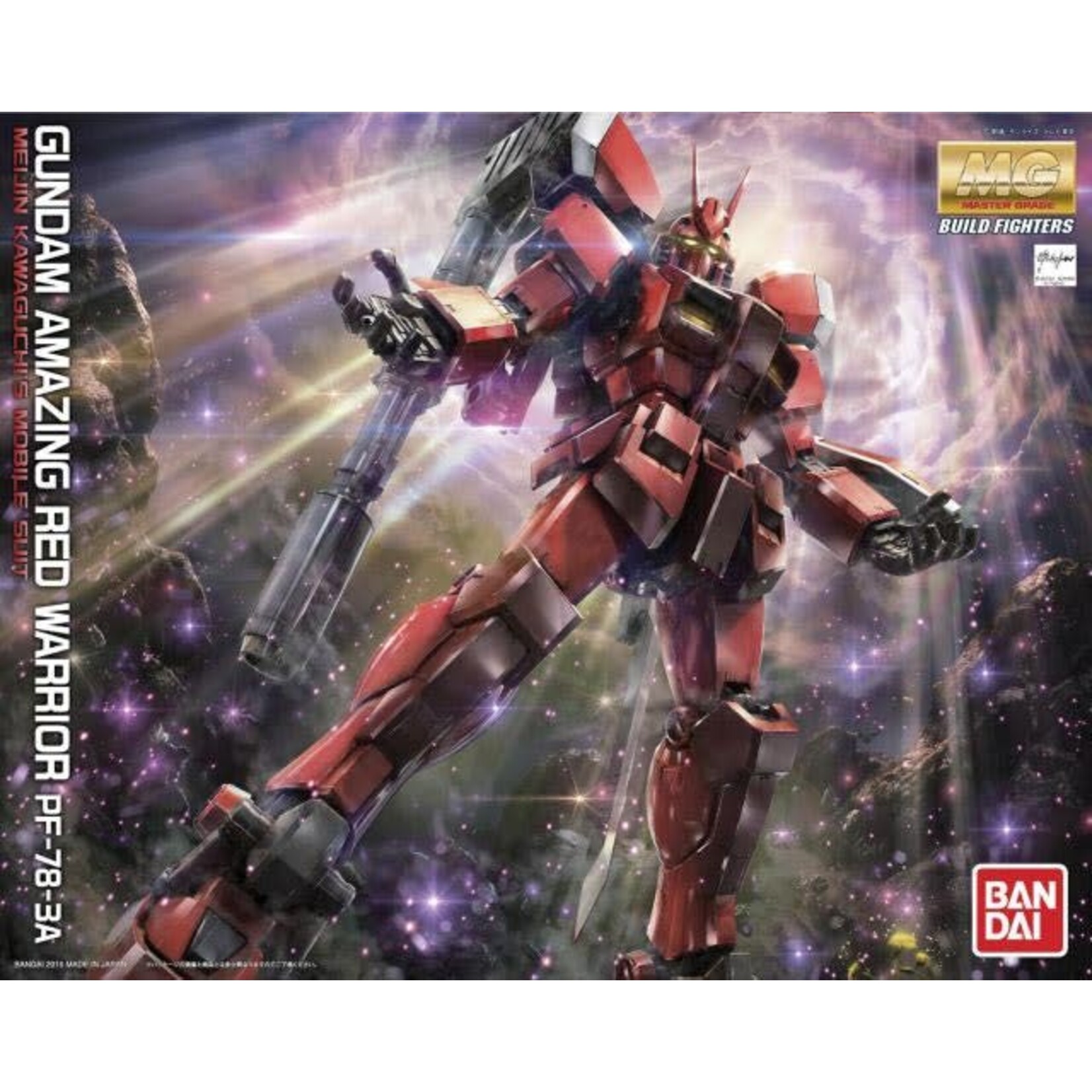 Bandai BAN2313211 Bandai MG Gundam Amazing Red Warrior "Gundam Build Fighters Try"