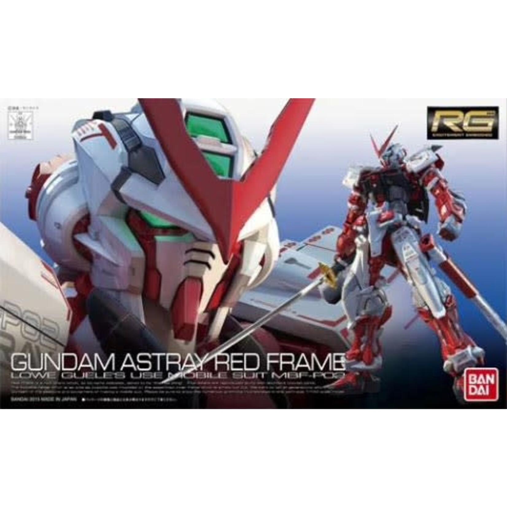 Bandai BAN2295837 Bandai RG #19 Gundam Astray Red Frame "Gundam SEED Astray"