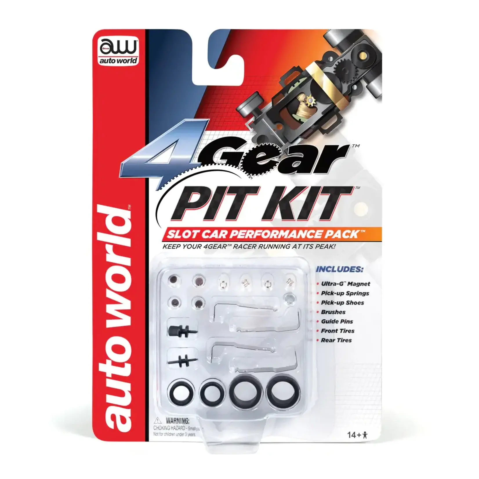 Auto World AW00230 Auto World 4 Gear Pit Kit