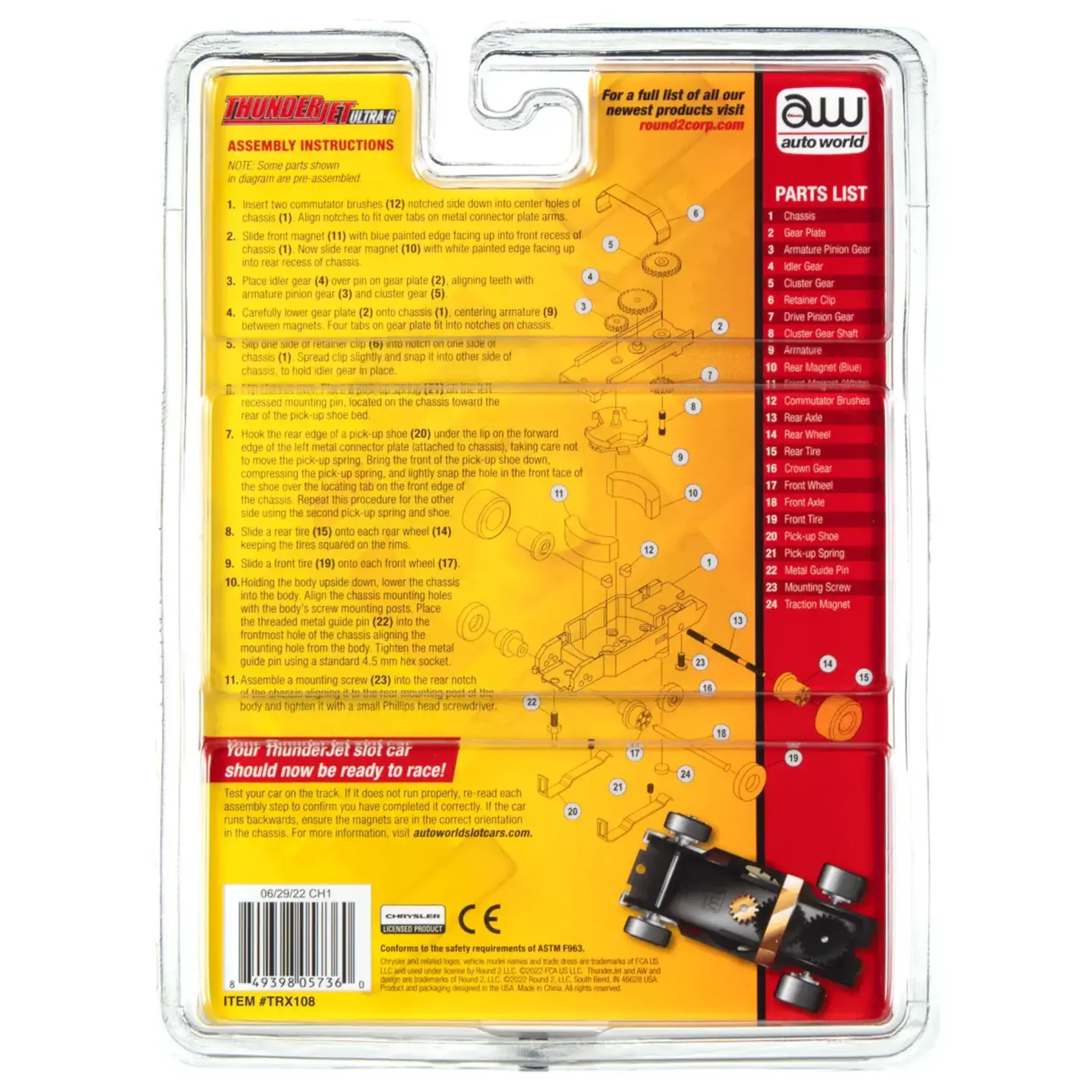 Auto World TRX108 Auto World Thunderjet Deluxe Pit Kit (w/1941 Willys Gasser Body)