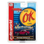 Auto World SC377A5 Auto World Thunderjet OK Used Cars 1970 Dodge Challenger T/A Panther (Pink) HO Scale Slot Car