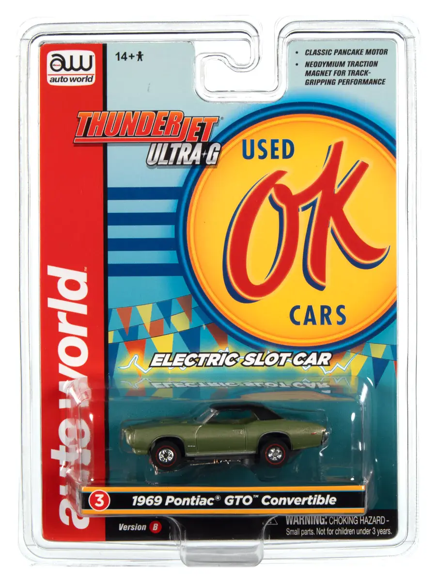Auto World Thunderjet OK Used Cars 1969 Pontiac GTO Convertible