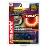 Auto World SC384A5 Auto World Xtraction 1967 Shelby GT350 Mustang (Blue) HO Scale Slot Car