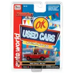 Auto World SC390A2 Auto World Thunderjet OK Used Cars 1962 Chevrolet Bel Air Coupe (Red) HO Scale Slot Car
