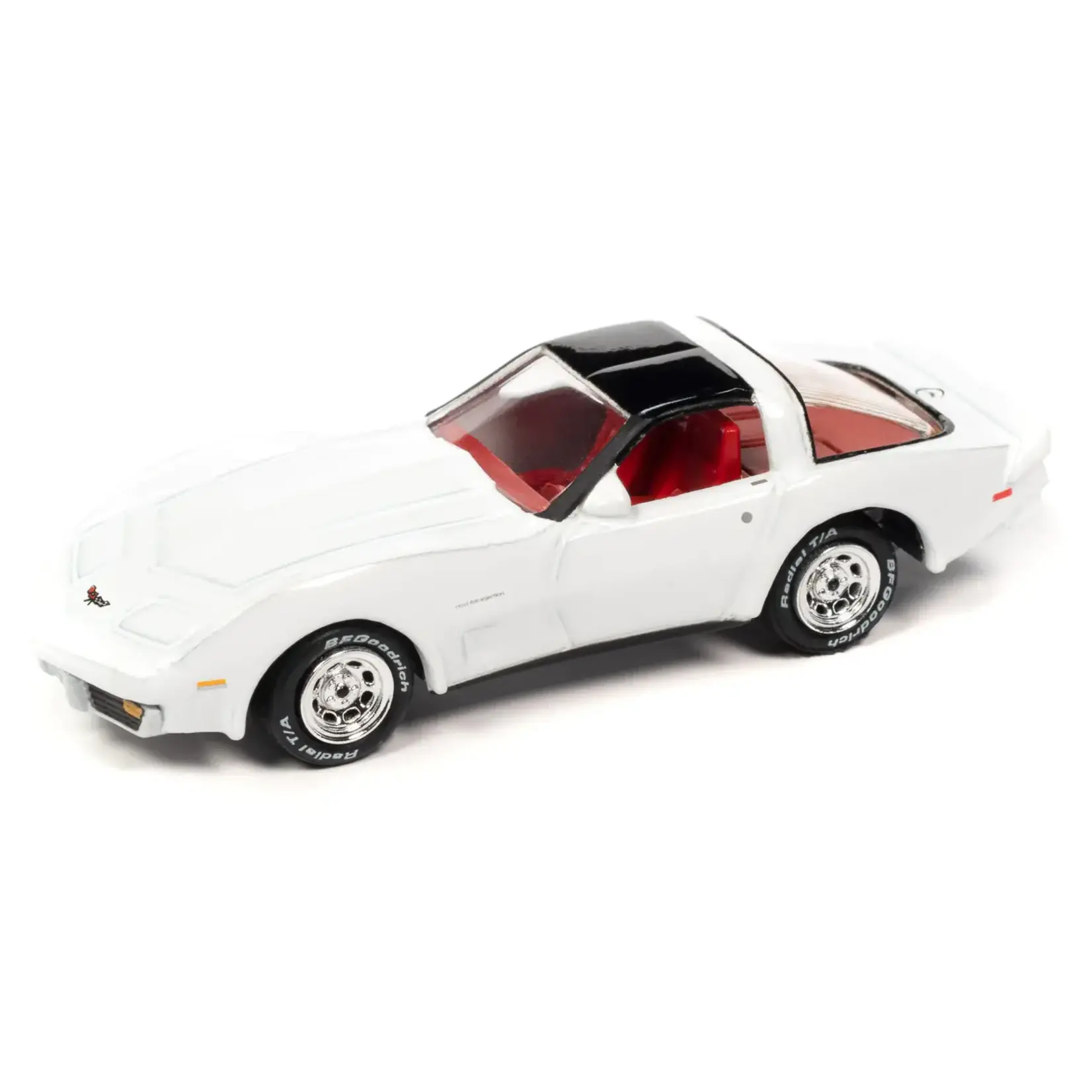 Johnny Lightning JLSP338A Johnny Lightning Muscle Cars 1982 Chevrolet Corvette (Gloss White)