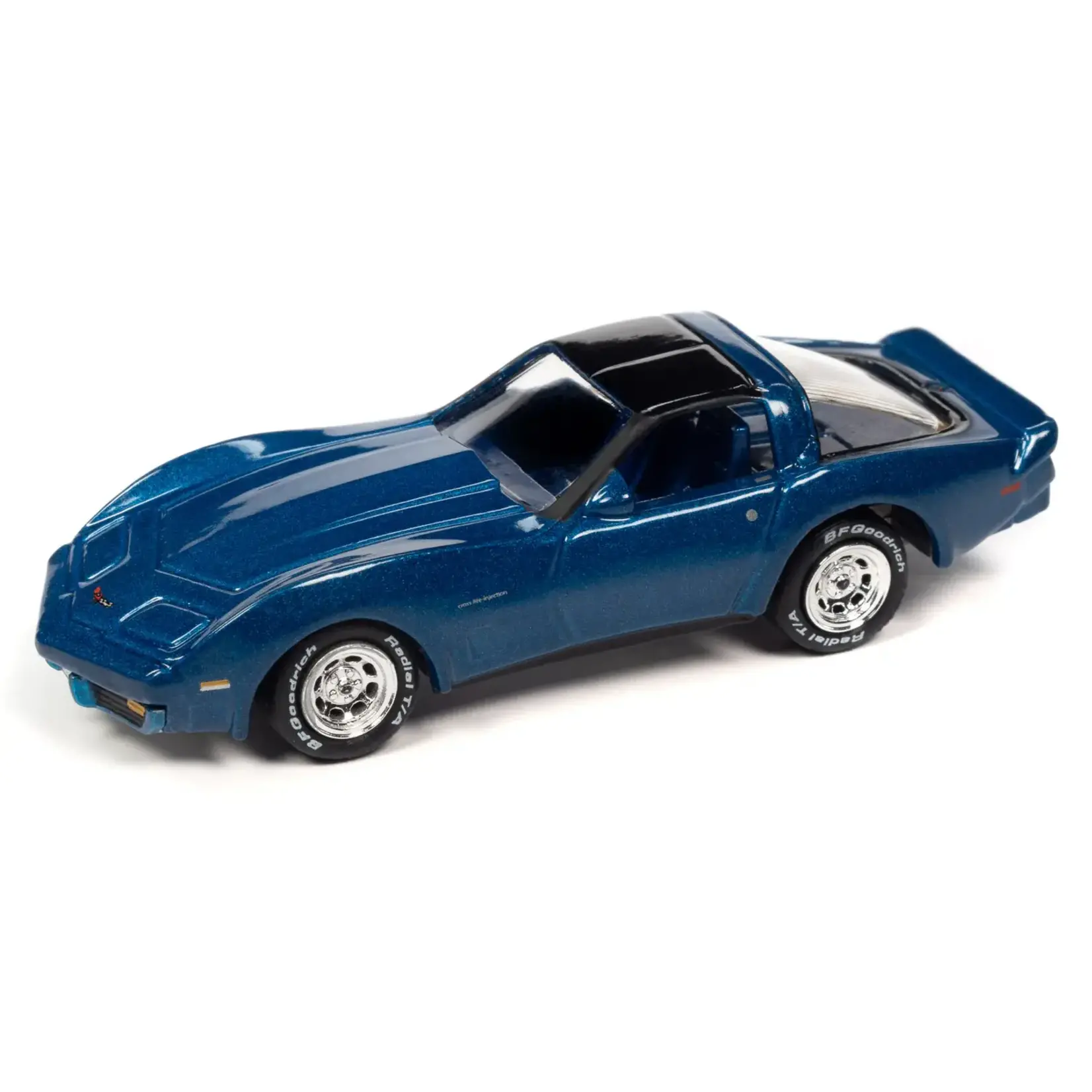 Johnny Lightning JLSP338B Johnny Lightning Muscle Cars 1982 Chevrolet Corvette (Bright Blue Poly)