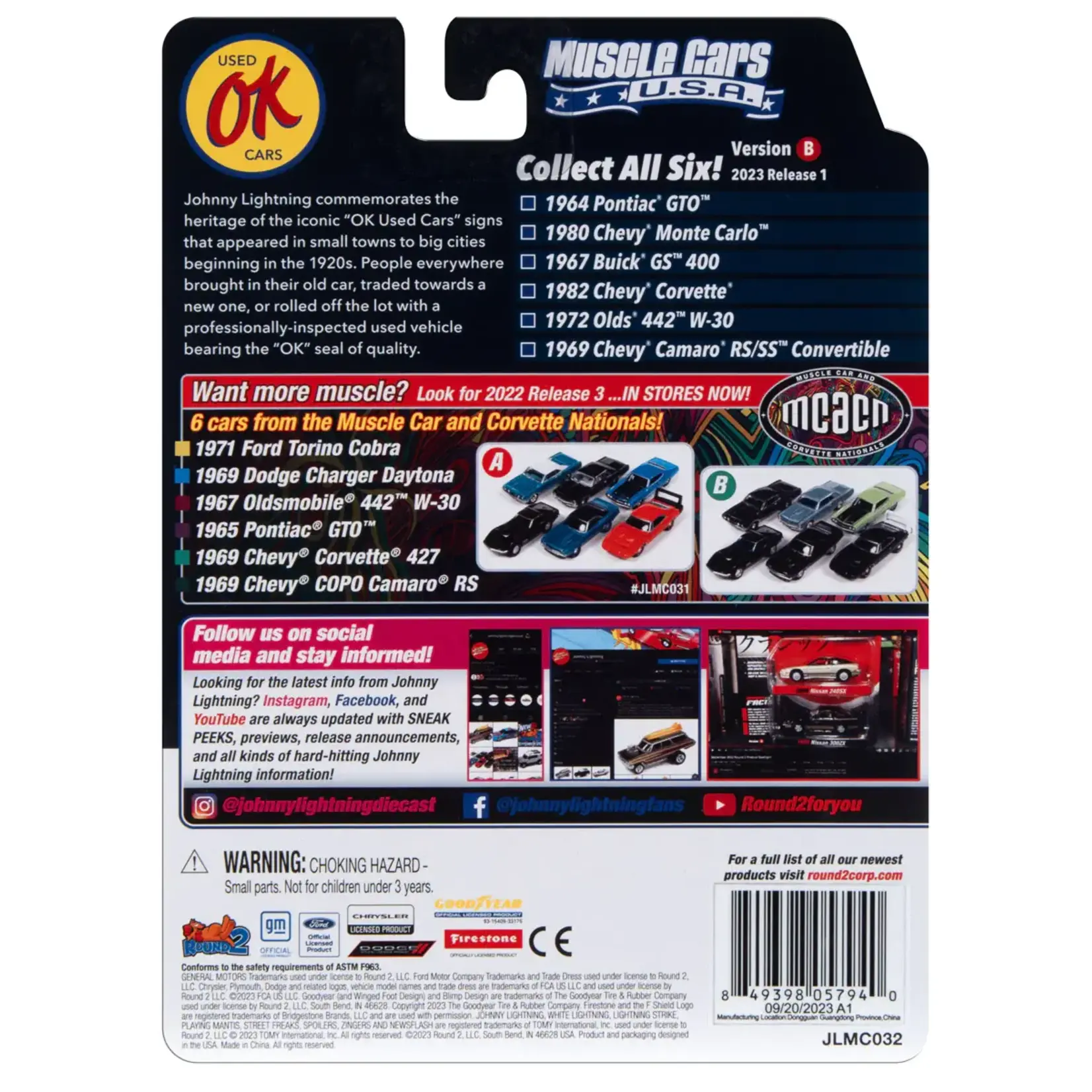 Johnny Lightning JLSP336B Johnny Lightning  1980 Chevrolet Monte Carlo (Light Camel Poly w/Gloss Black Roof & Hood)