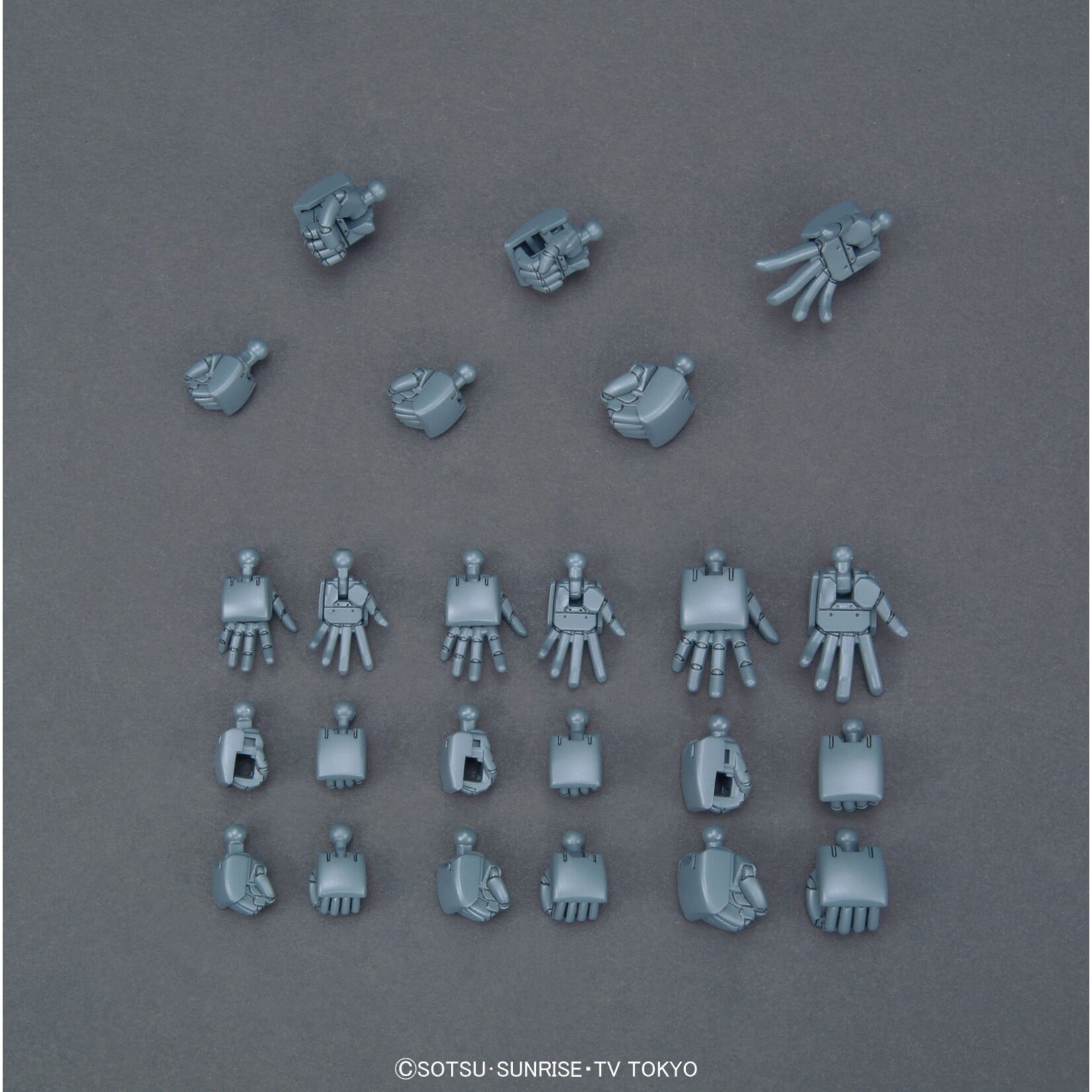 Bandai BAN2342389 Bandai HG #25 Jigen Build Knuckles (Round) "Gundam Build Fighters Try"
