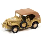 Johnny Lightning JLML006A1 Johnny Lightning Military WWII Dodge WC57 Command Car (1:64) (Tan w/Canvas Roof (Original US))