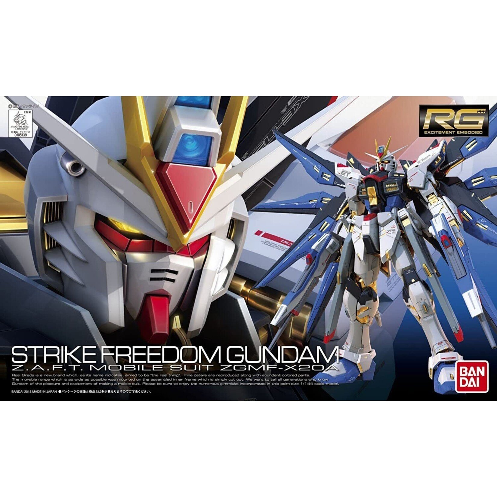 Bandai Bandai 2211988 RG #14 Strike Freedom Gundam "Gundam SEED Destiny"