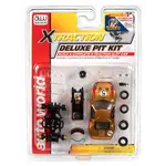 Auto World CP7991 Auto World Xtraction Deluxe Pit Kit 2005 Frd GT (Gold #5) HO Scale Slot Car