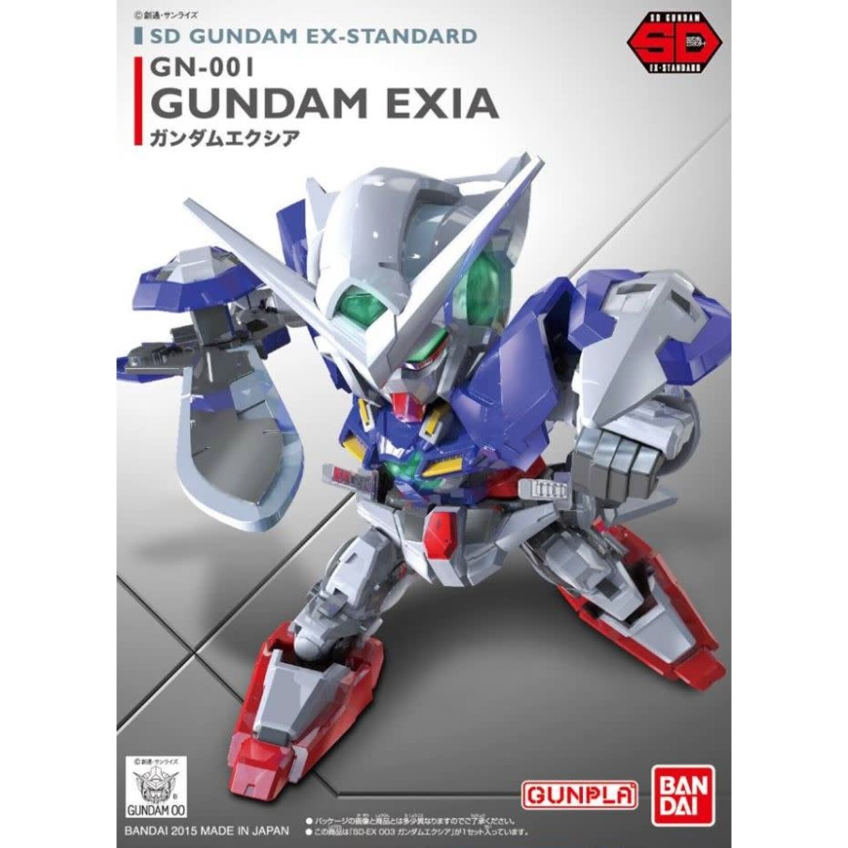 Bandai BAN2688288 Bandai SD 003 Gundam Exia "Gundam 00"