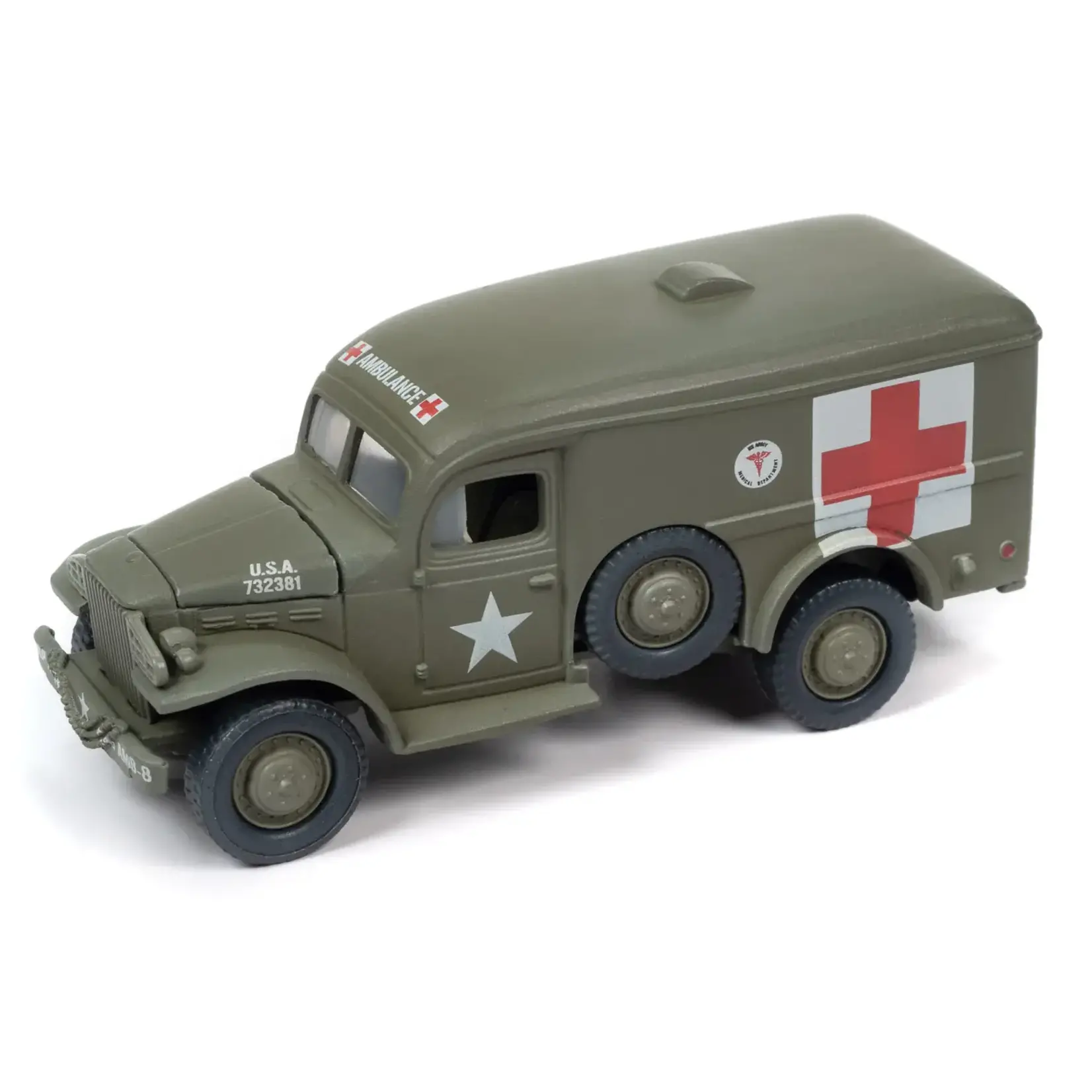 Johnny Lightning JLML009B3 Johnny Lightning Military Dodge WC54 Ambulance (Mobile Army Surgical Hospital